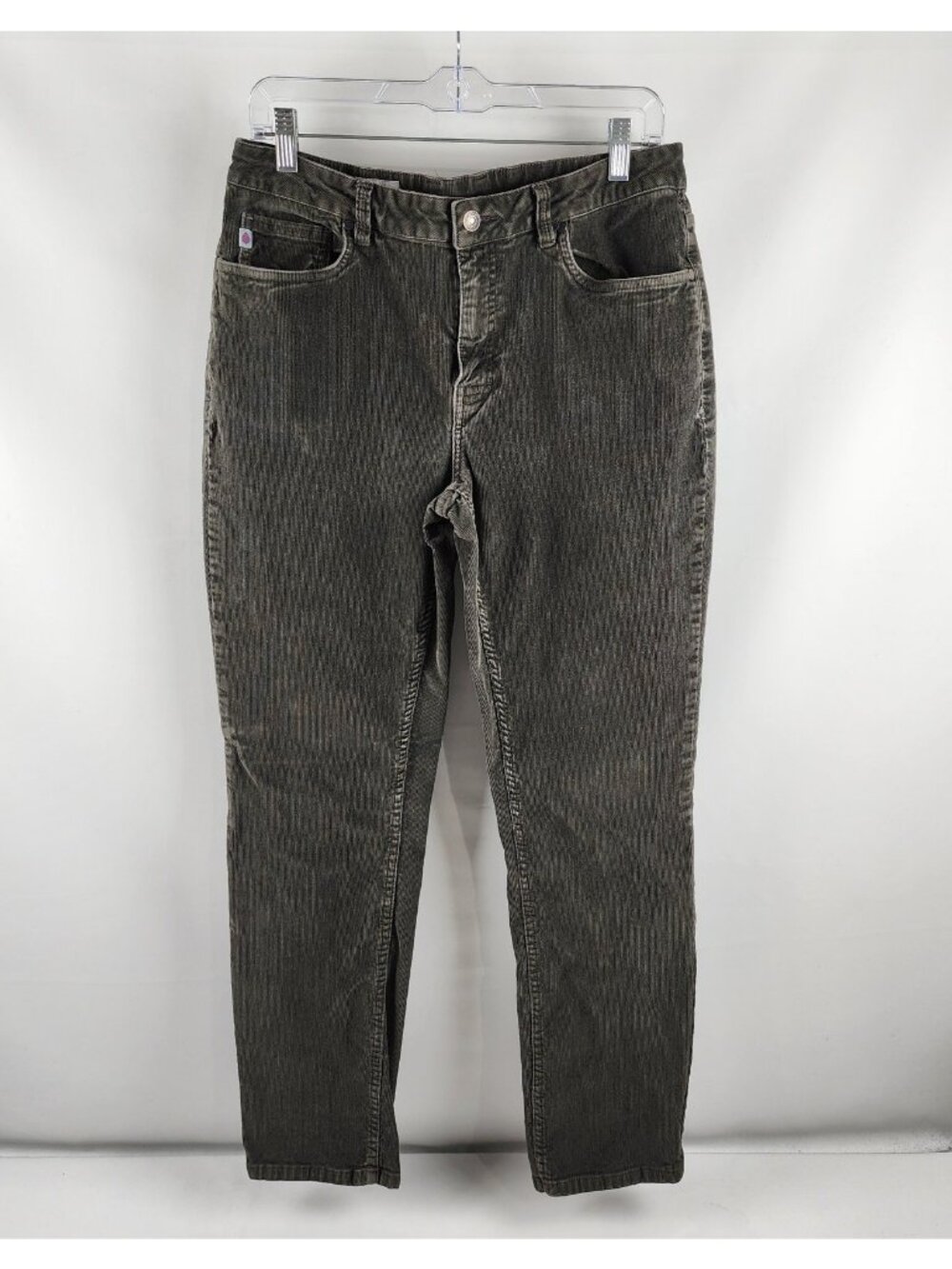 Stio Pants Womens 12R Gray Corduroy Rivet Cord Pants (30x28)